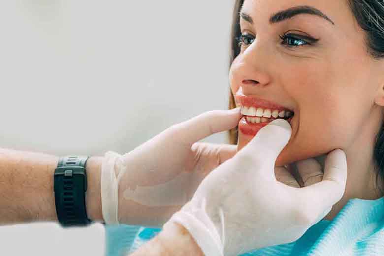 Braces treatment by the dentist
